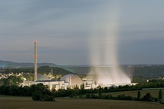 核电站,德国,俯视图