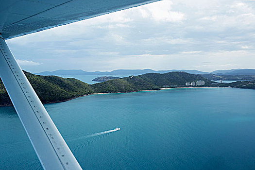 哈密尔顿,岛屿,降灵群岛,水上飞机,窗户,昆士兰,澳大利亚