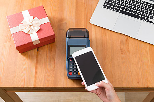支付,手机,机器,买,礼物