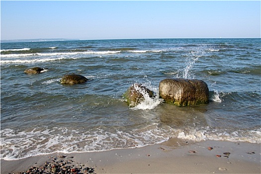 吕根,海岸,宾兹