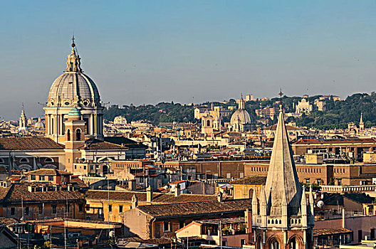 圆顶,罗马,古建筑,特写,意大利