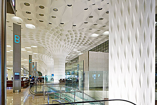 新,航站楼,国际机场,孟买,马哈拉施特拉邦,印度,亚洲