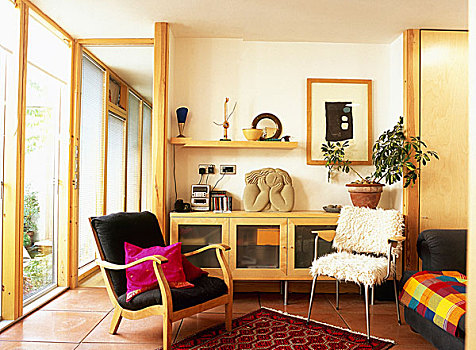 温室,客厅,椅子