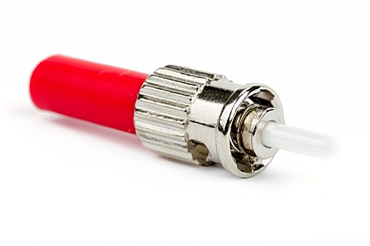 红色,纤维,光纤,连接端子