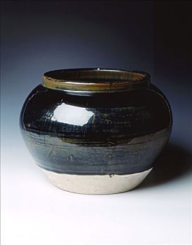 黑色,光滑面,罐,北宋时期,朝代,瓷器,11世纪,艺术家,未知