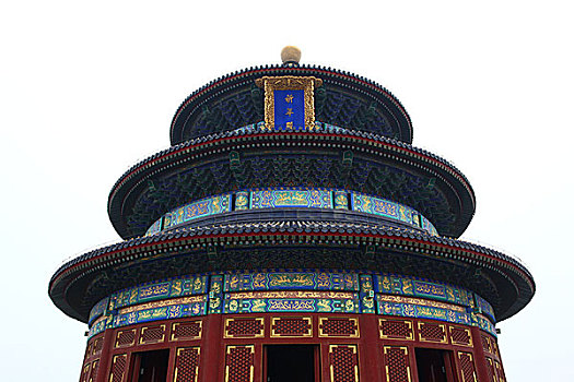 中国,北京,全景,天坛,祈年殿,地标,建筑