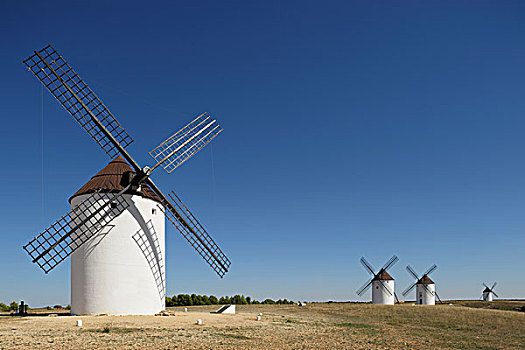 风车,拉曼查,昆卡省,西班牙