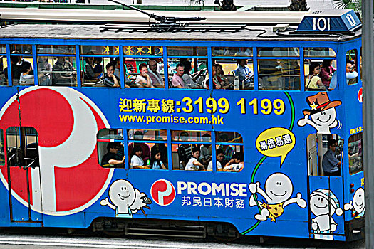 有轨电车,中心,香港
