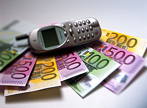 手机,欧元,欧洲货币,货币