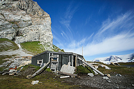 斯瓦尔巴特群岛,国家公园,风景,小屋,30年代