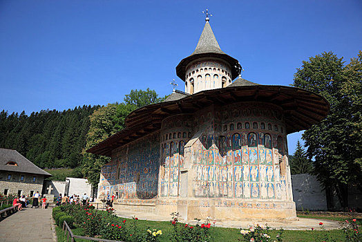 寺院,教堂,圣乔治,摩尔达维亚,世界遗产,罗马尼亚,欧洲