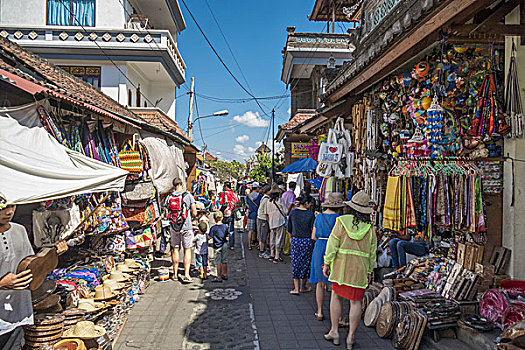 巴厘岛,乌布,传统市场,印度尼西亚