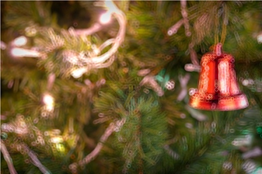 金色,圣诞节,背景,光亮,装饰,树