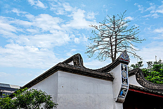 福州市乌山历史风貌区房墙脊艺术