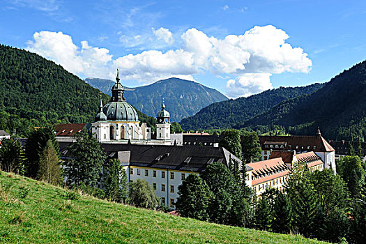 艾塔,教堂,修道院教堂,上巴伐利亚,巴伐利亚,德国,欧洲