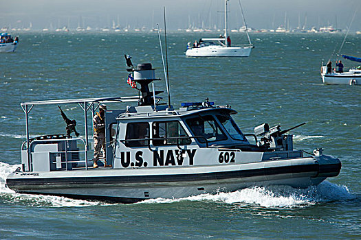 美国海军,巡逻,船,旧金山,港口,船队,星期,加利福尼亚,美国
