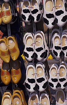 荷兰,弗里斯兰省,木鞋,出售