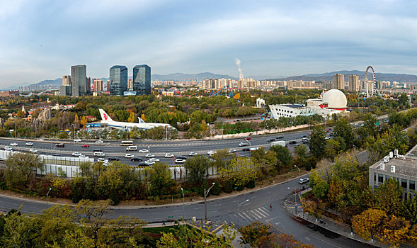 北京市石景山区城市风景