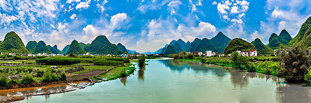 漂亮,风景,河,漓江,桂林