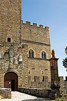 城堡,阿雷佐,托斯卡纳,意大利