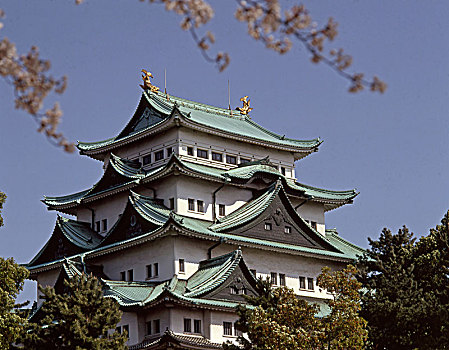 日本,名古屋,城堡