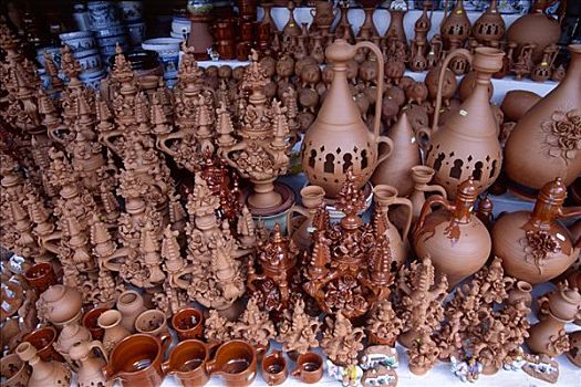 纪念品,陶瓷,瓜地斯,安达卢西亚,西班牙,欧洲