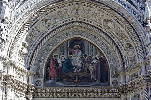 圣母百花大教堂,大教堂,佛罗伦萨,托斯卡纳,意大利