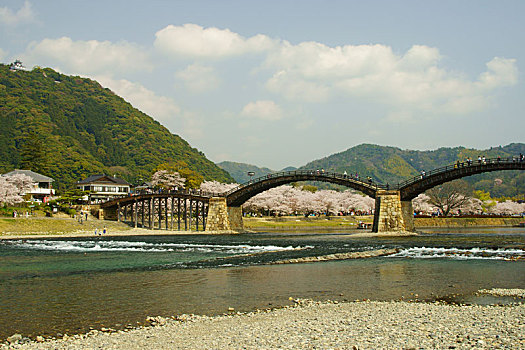 桥,山口县,日本