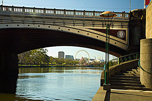 道路,桥,墨尔本,澳大利亚
