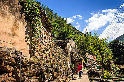 鄞州,塘溪镇,黄泥岭古道,山路,山林