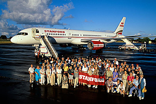 空气,2000年,私人飞机,波音,群体,照片