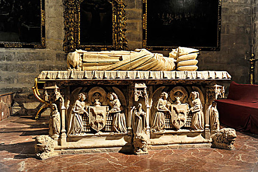 圣坛,石棺,吉拉达,塞维利亚,安达卢西亚,南方,西班牙,欧洲