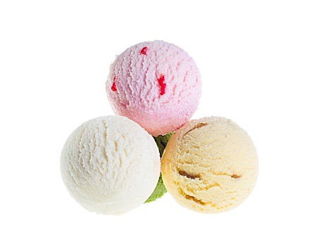 冰淇淋,隔绝,白色背景,背景