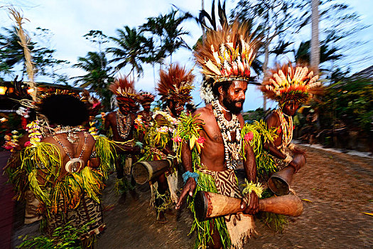 部落,文化,展示,巴布亚新几内亚,大洋洲