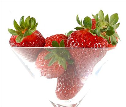 草莓,鸡尾酒杯