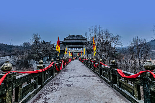 河南省焦作市影视城环境建筑景观