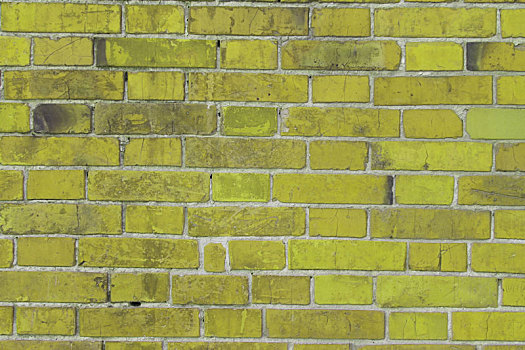 黄色背景,老,旧式,砖墙