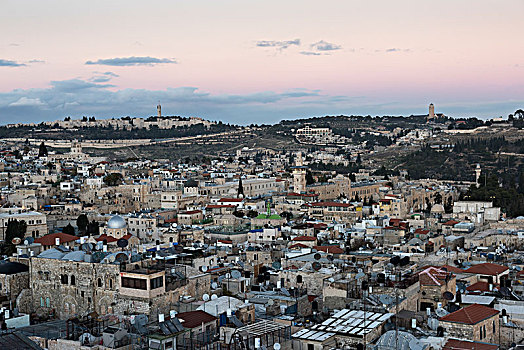 风景,老,耶路撒冷,城市,以色列