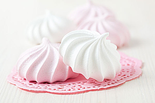 蛋白甜饼,粉色,垫