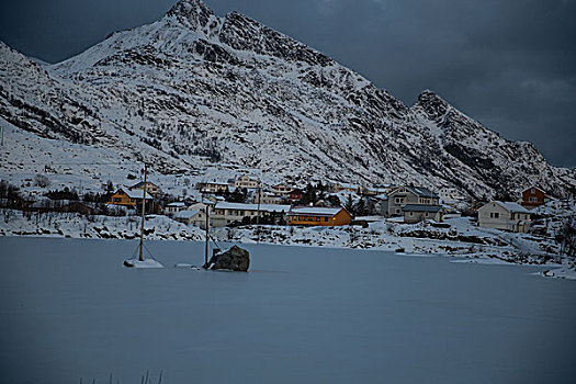 挪威北极村庄