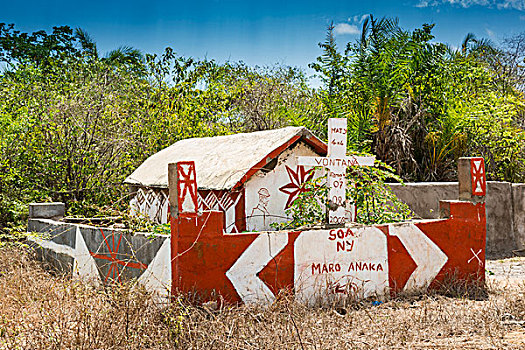 马尔加什,墓地,穆龙达瓦,马达加斯加,非洲