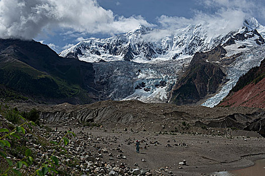 西藏米堆冰川