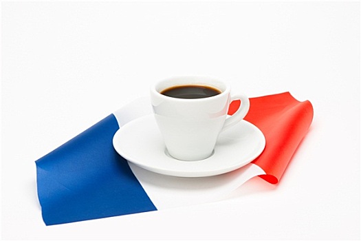 咖啡杯,旗帜