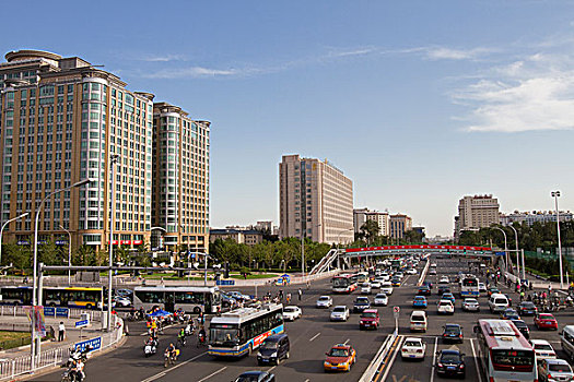 北京城市交通路口