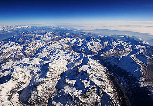 风景,法国阿尔卑斯山,雪,法国,欧洲