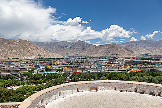 西藏,云海,雪山,布达拉宫