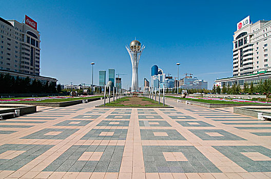 哈萨克斯坦,景色,塔