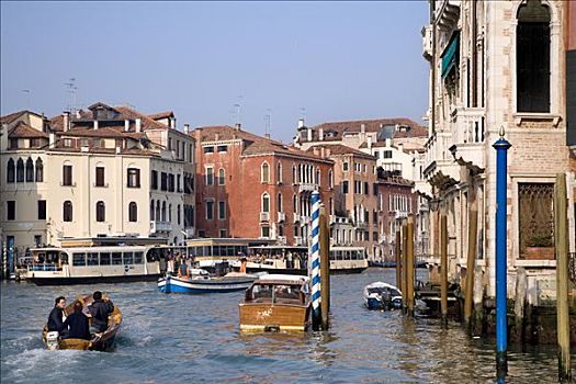 船,大运河,威尼斯,意大利,欧洲