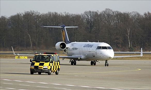 喷气式飞机,汉莎航空公司,机场,科隆,北莱茵威斯特伐利亚,德国