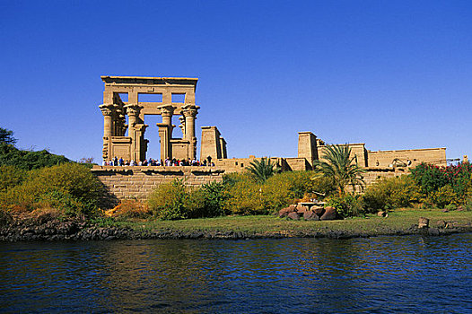 埃及,阿斯旺,尼罗河,岛屿,菲莱神庙